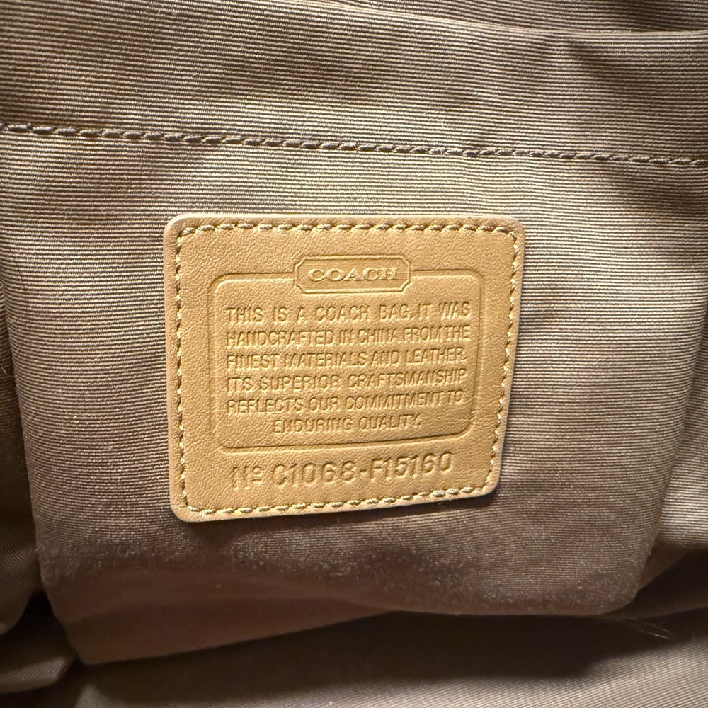 Coach Multicolor Signature Tote with Tan Accents - Picture 4 of 4
